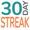 30 dagen streak achievement badge