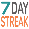 The 7 day streak badge