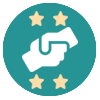 Level 4 Behulpzaam achievement badge