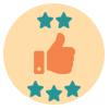 5级不错 achievement badge