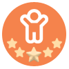 Level 9 encouraging achievement badge