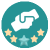 Level 9 helpful achievement badge