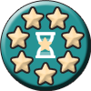 總練習750小時 achievement badge